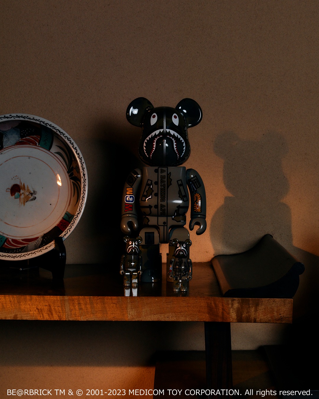 mastermind A BATHING APE® x MEDICOM TOY BE@RBRICK 1000% will be