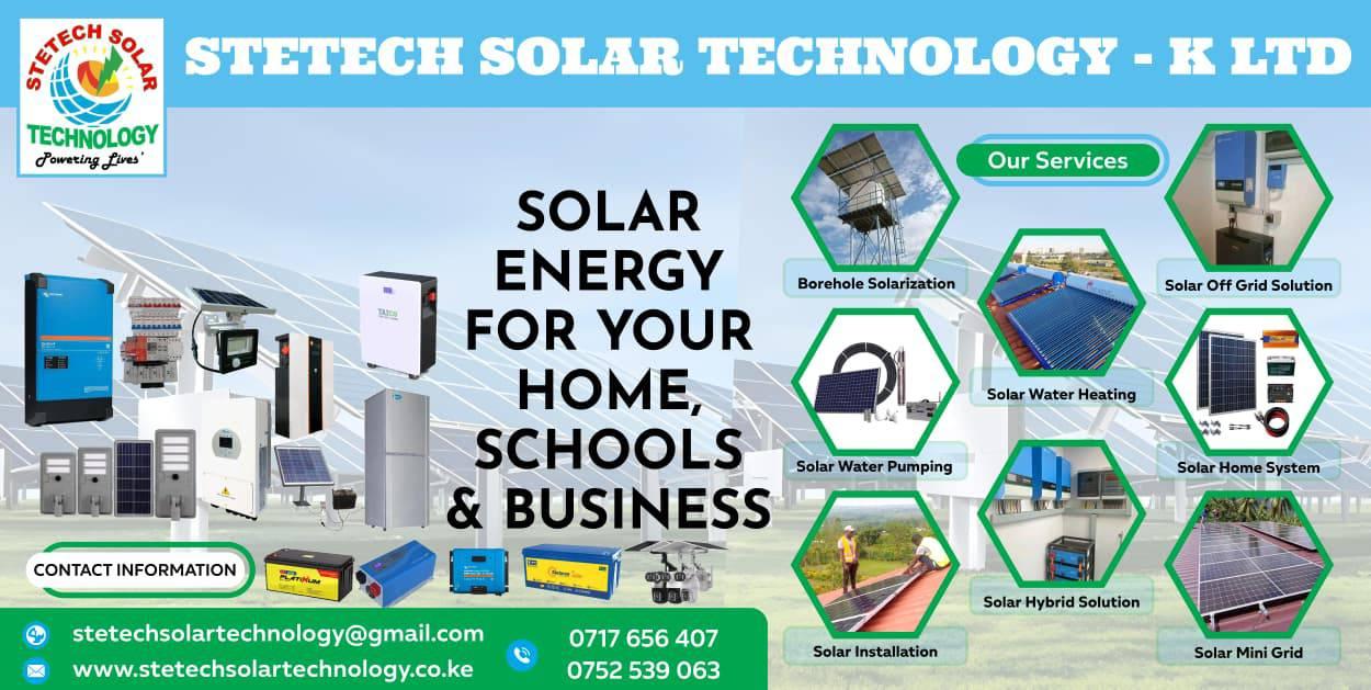 Stetech Solar Technology - K Ltd | Kisumu