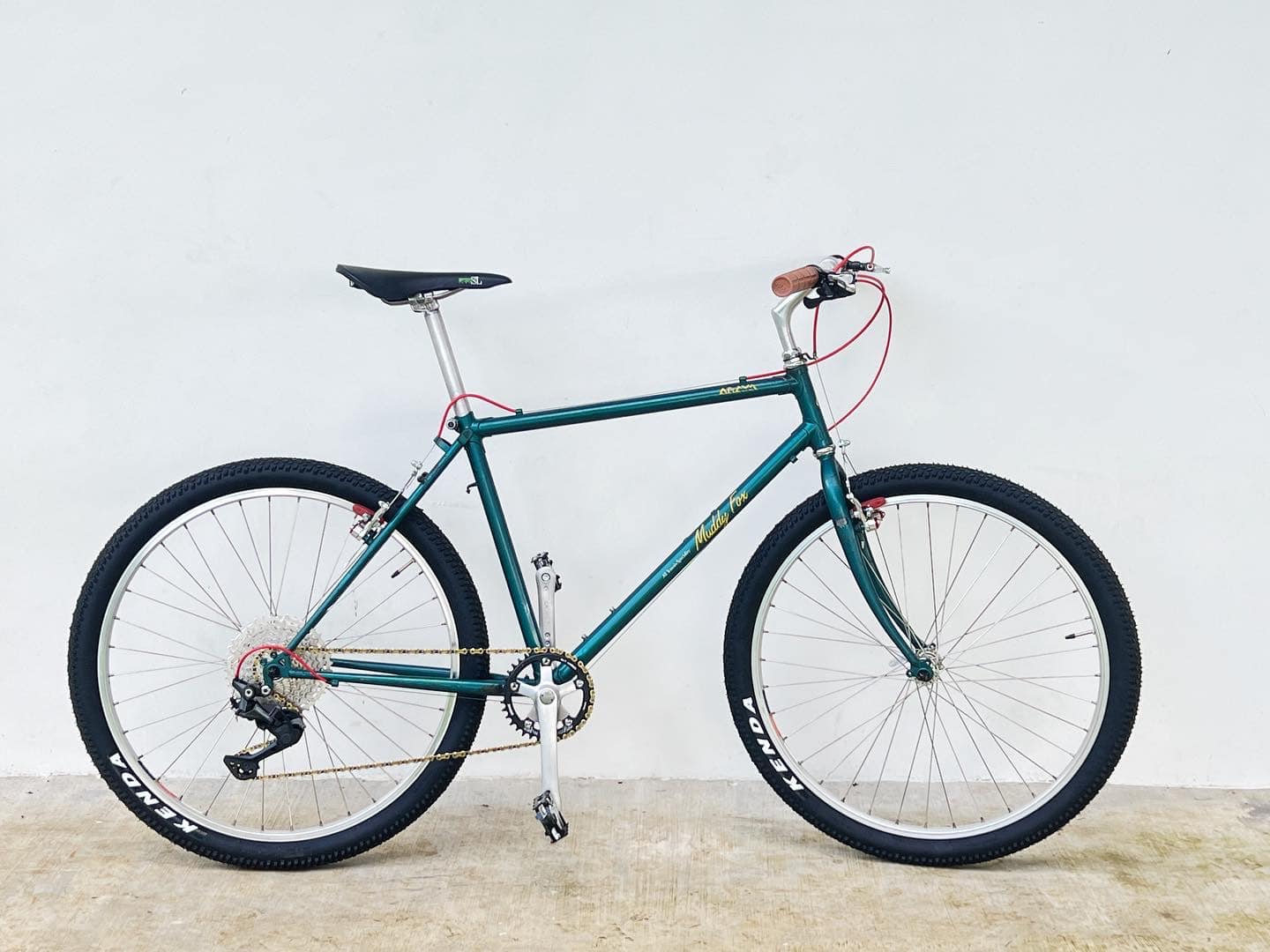 R u n. 👾 89' Old MTB ARAYA Muddy Fox MF26ELX-G 🚲 #araya_muddyfox