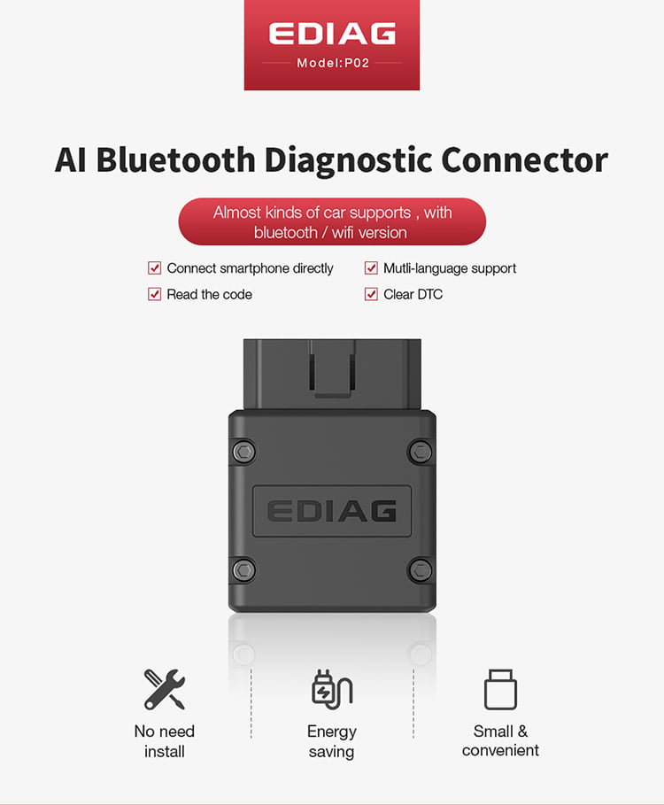 Abc-Key - EDIAG OBD2 driving car computer detector fault...