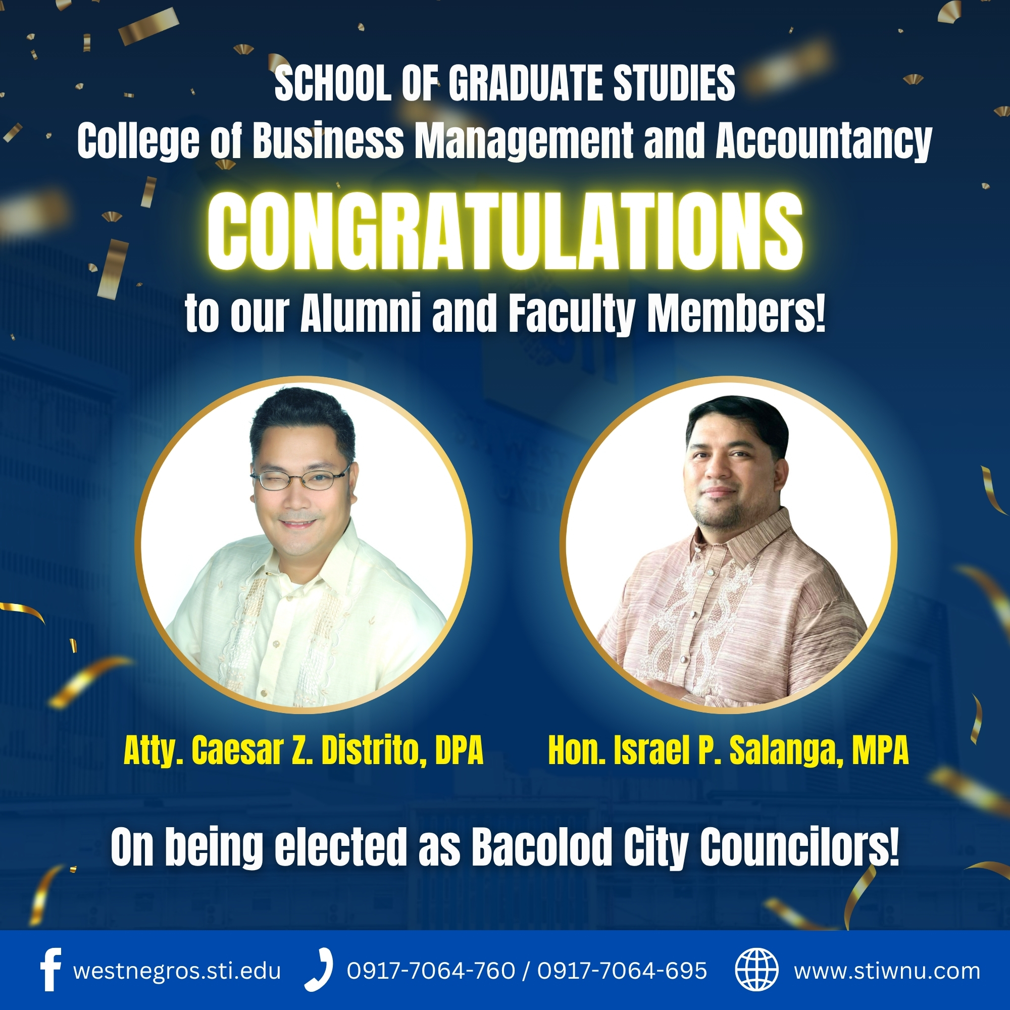 Congratulations to our alumni... - STI West Negros University | Facebook