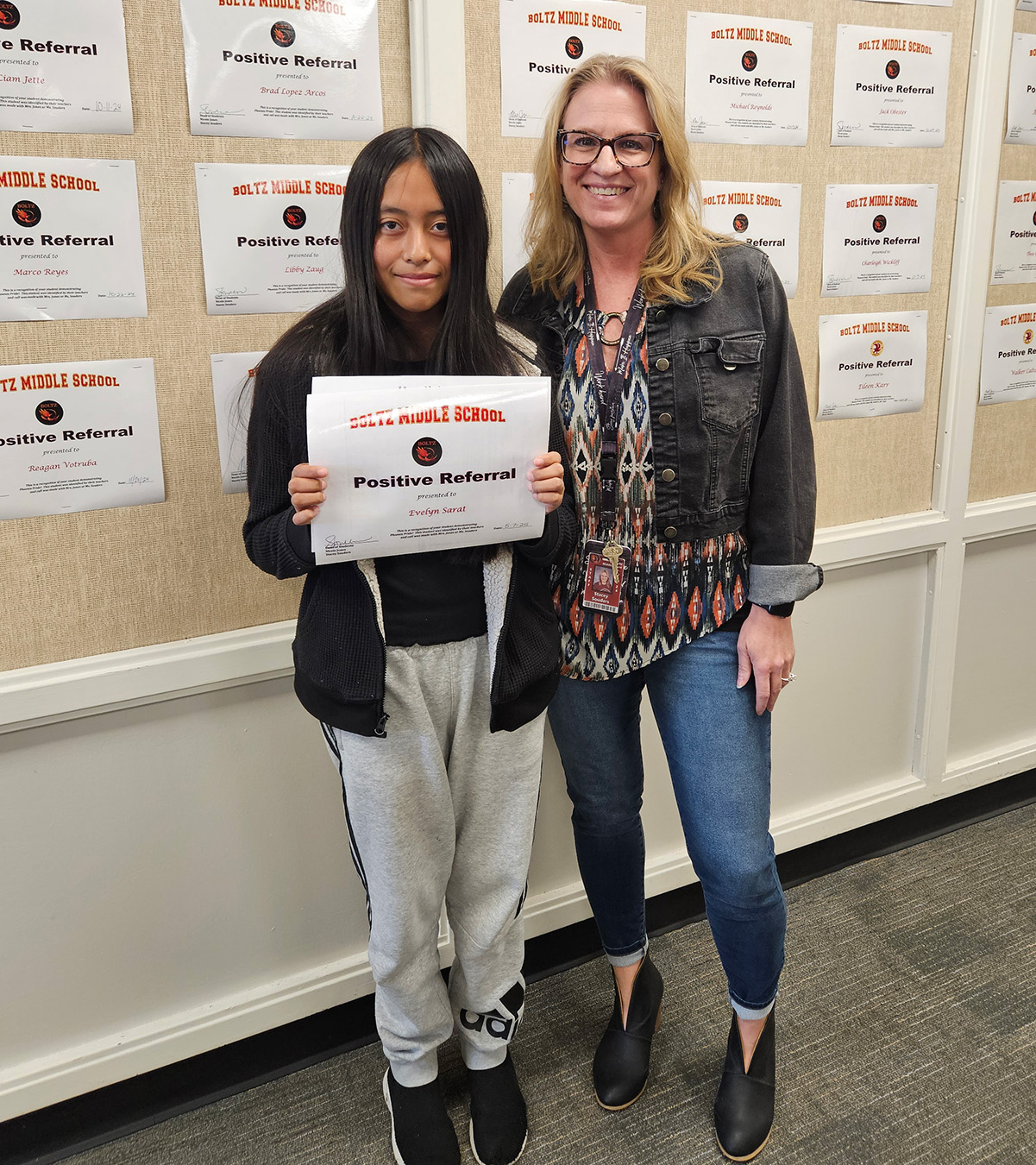 Congratulations to Evelyn Sarat on... - Boltz Middle School | Facebook