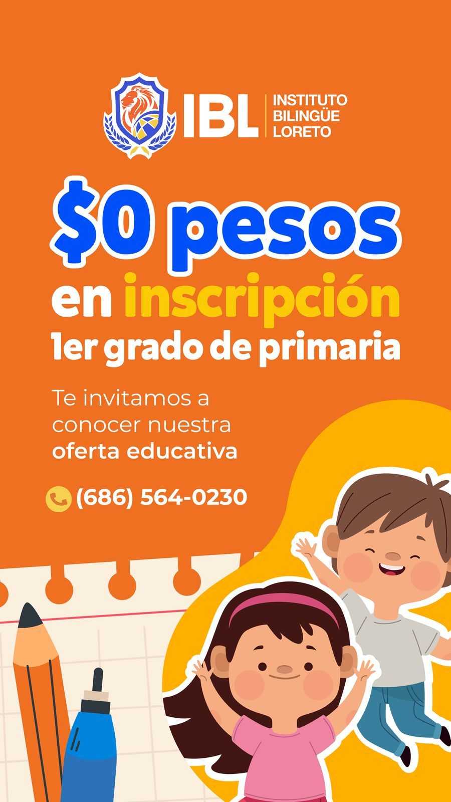 Instituto - Inscripciones abiertas para ciclo escolar 2025-2026 Durante ...