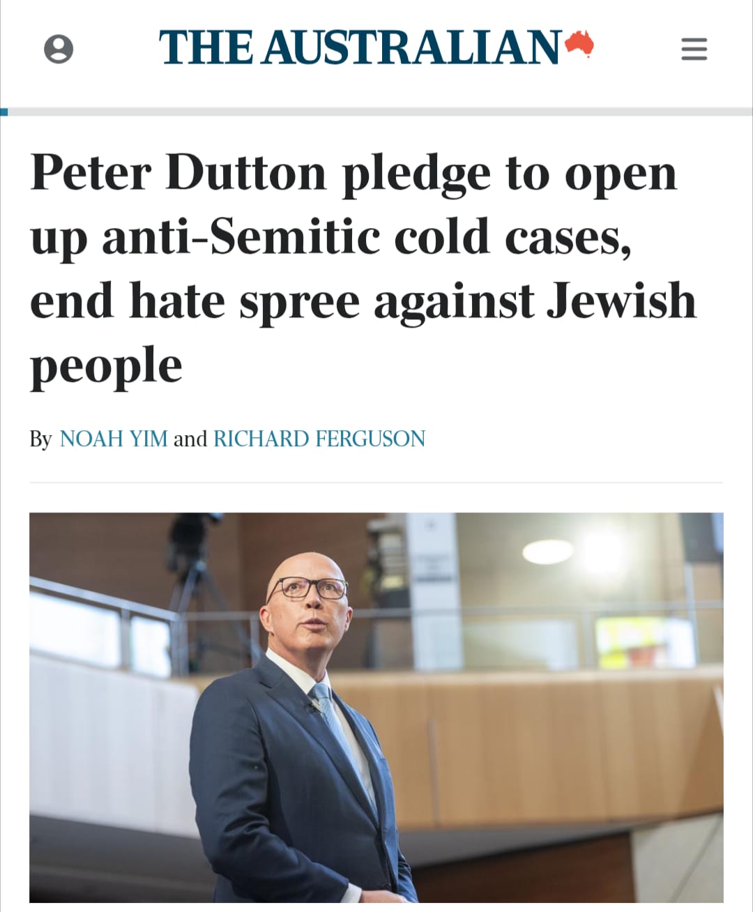 Australian - Peter Dutton will order federal police to revisit all ...
