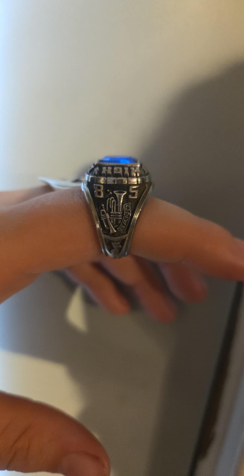 Class ring with misspelled school name