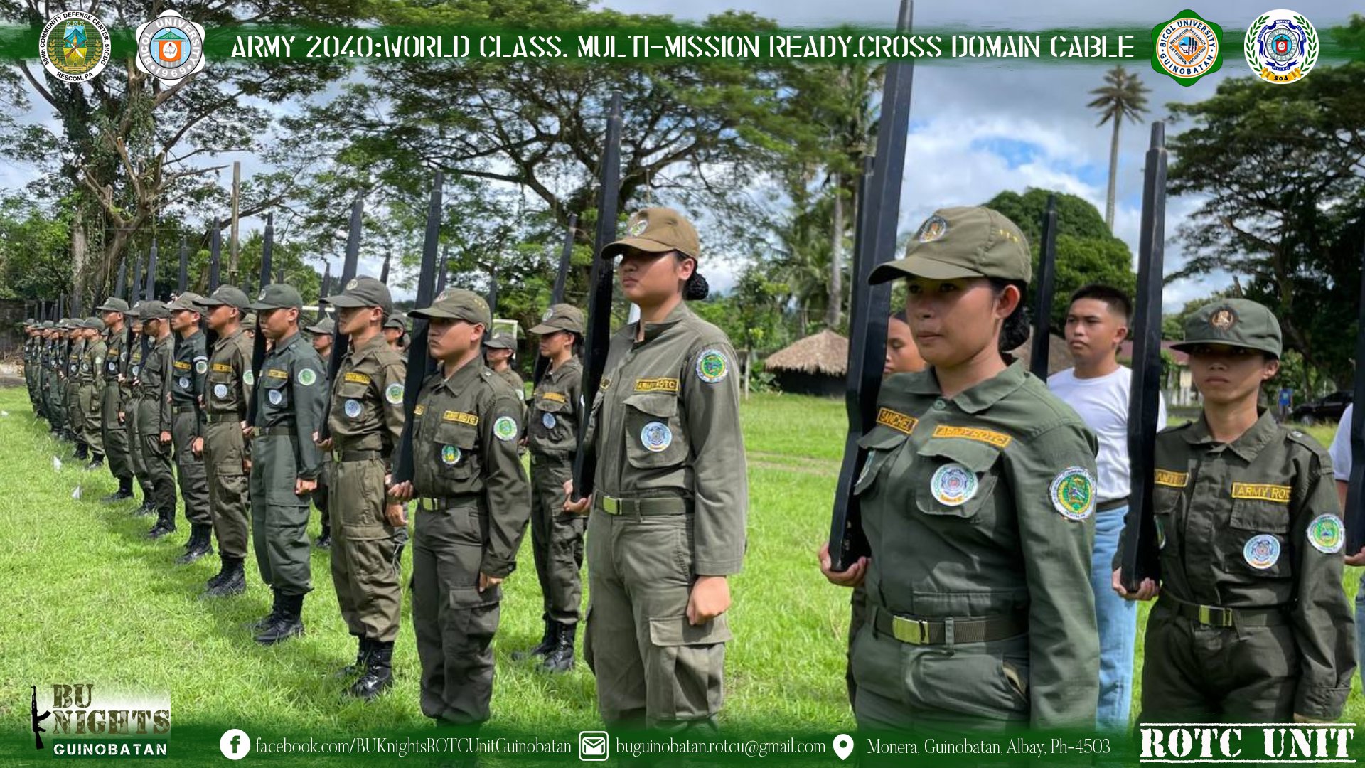 BU Knights ROTC Unit -... - BU Knights ROTC Unit - Guinobatan