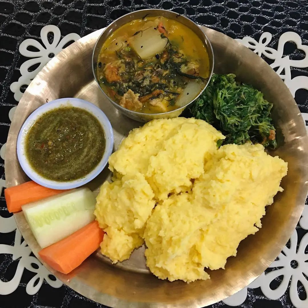 Rimbick Fresh - Makai ko chyakhla/bhat 🌽🍚recipe: Cooking method: 1 ...