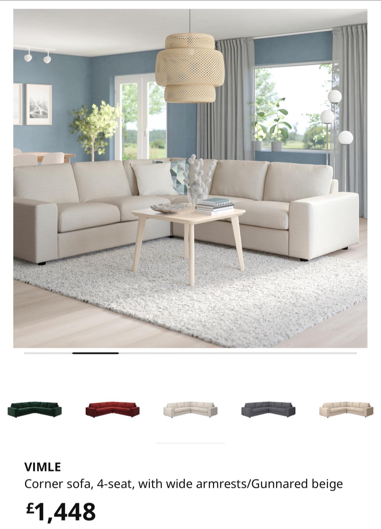 If any of you are doing a 1960s room, Ikea have brought back an 