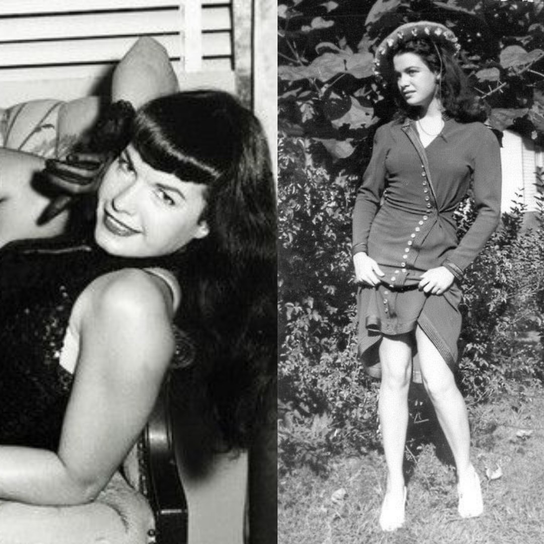 Betty Page on cover of Figure, 1950's.