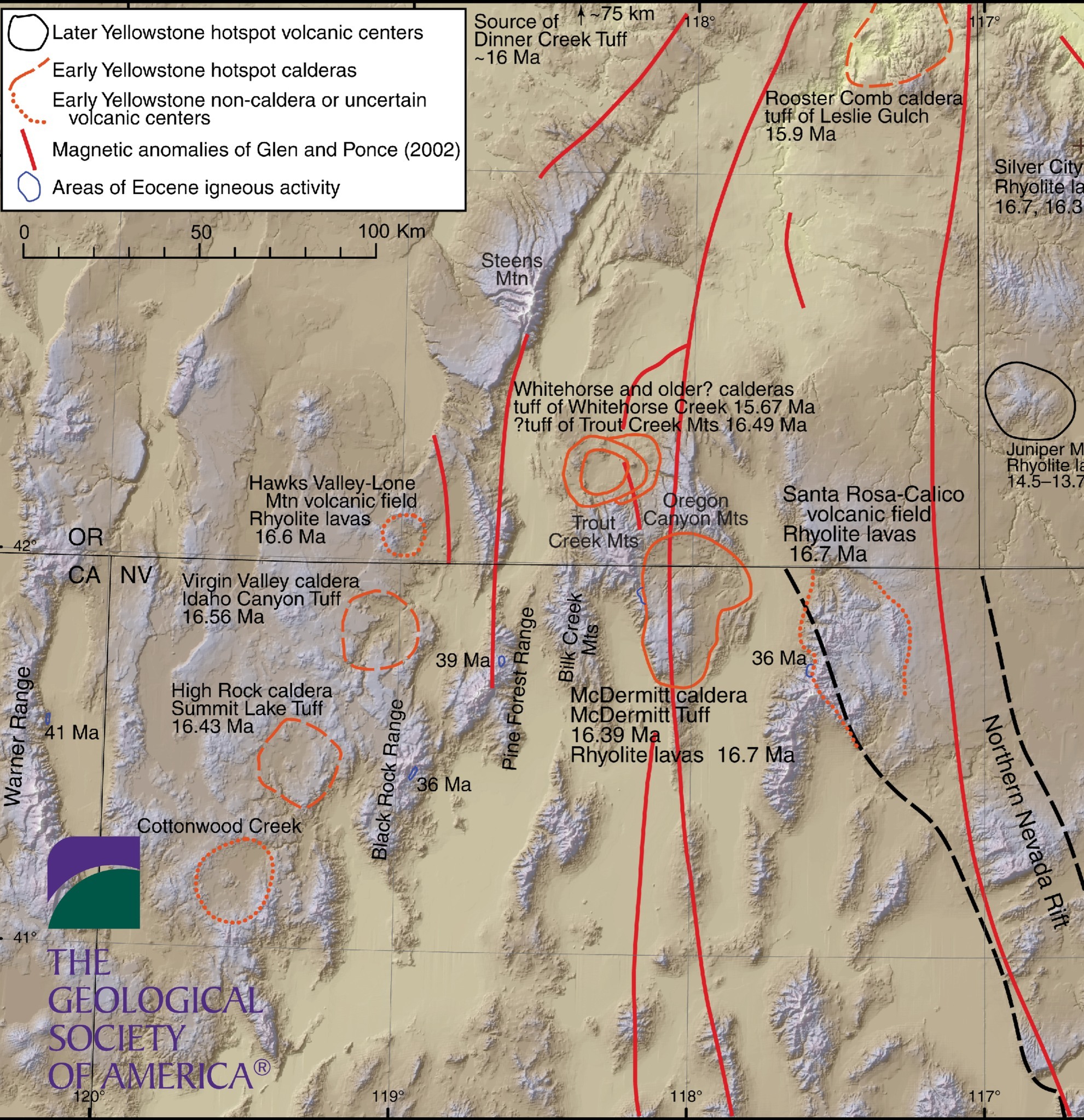The McDermitt caldera,... - Geological Society of America | Facebook