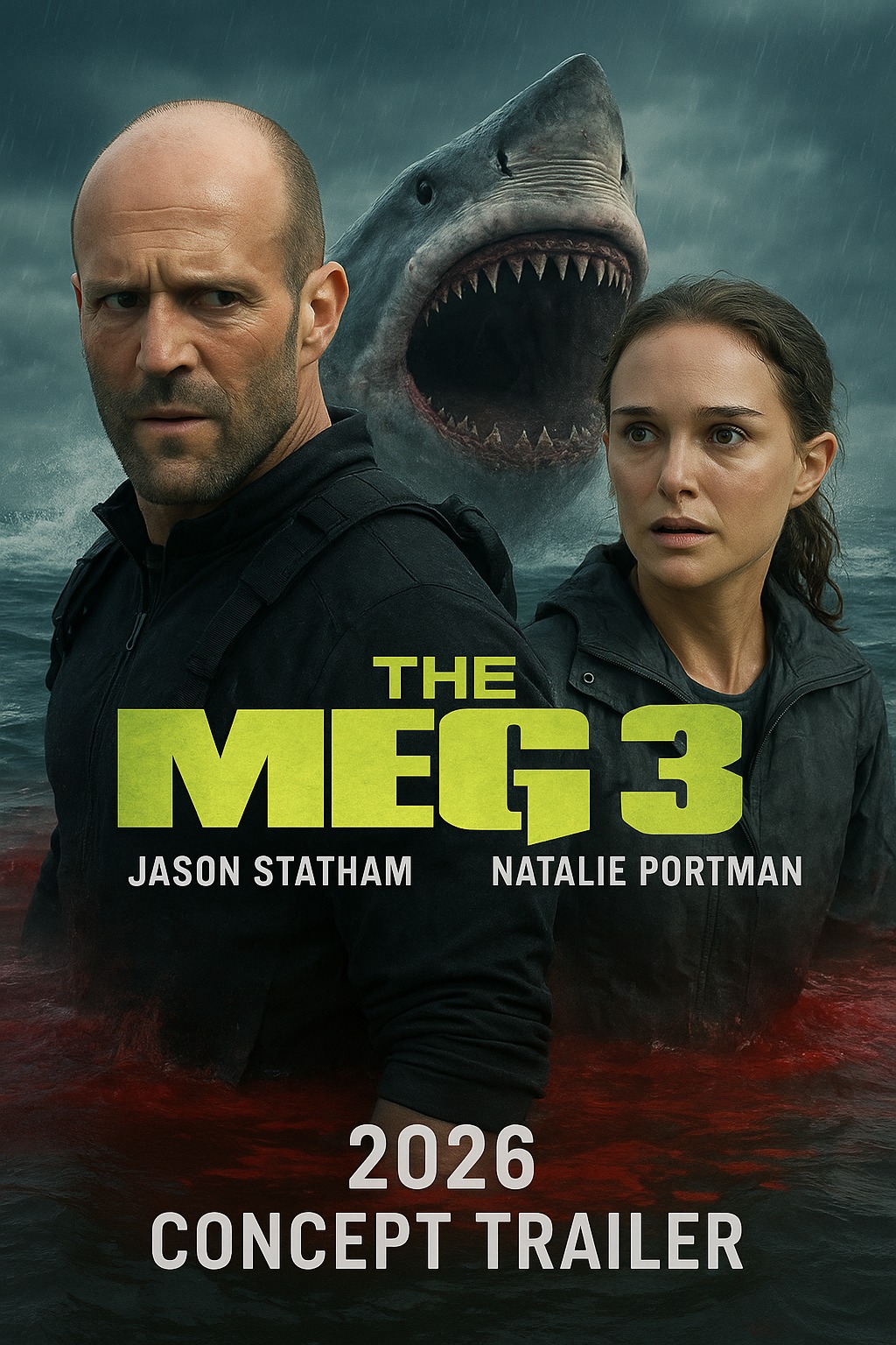 The Movie - The Meg 3 (2026) – First Trailer | Jason Statham, Natalie ...