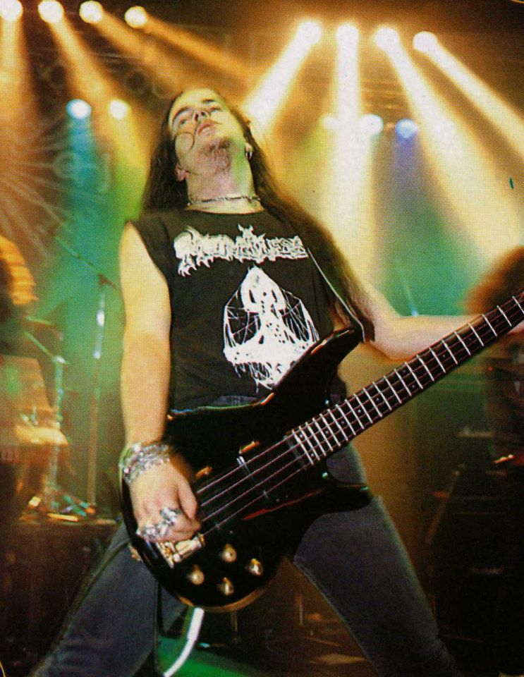 Black Death Nostalgia - Lars Rosenberg of ENTOMBED on stage during the ...
