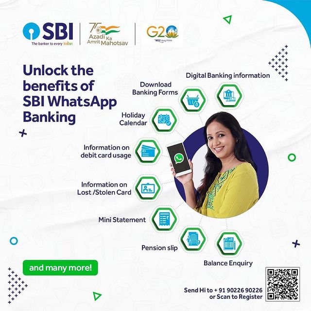 SBI Bank WhatsApp Banking Number