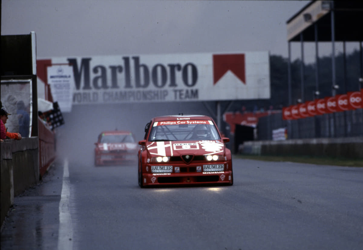 Nicola Larini's Alfa Romeo 155 V6 at Zolder 1993 DTM