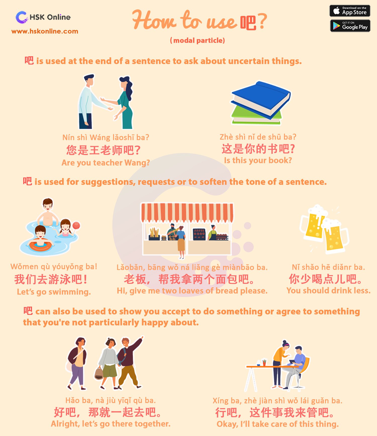 SuperChinese - How to properly use “吧” in Chinese? The... | Facebook