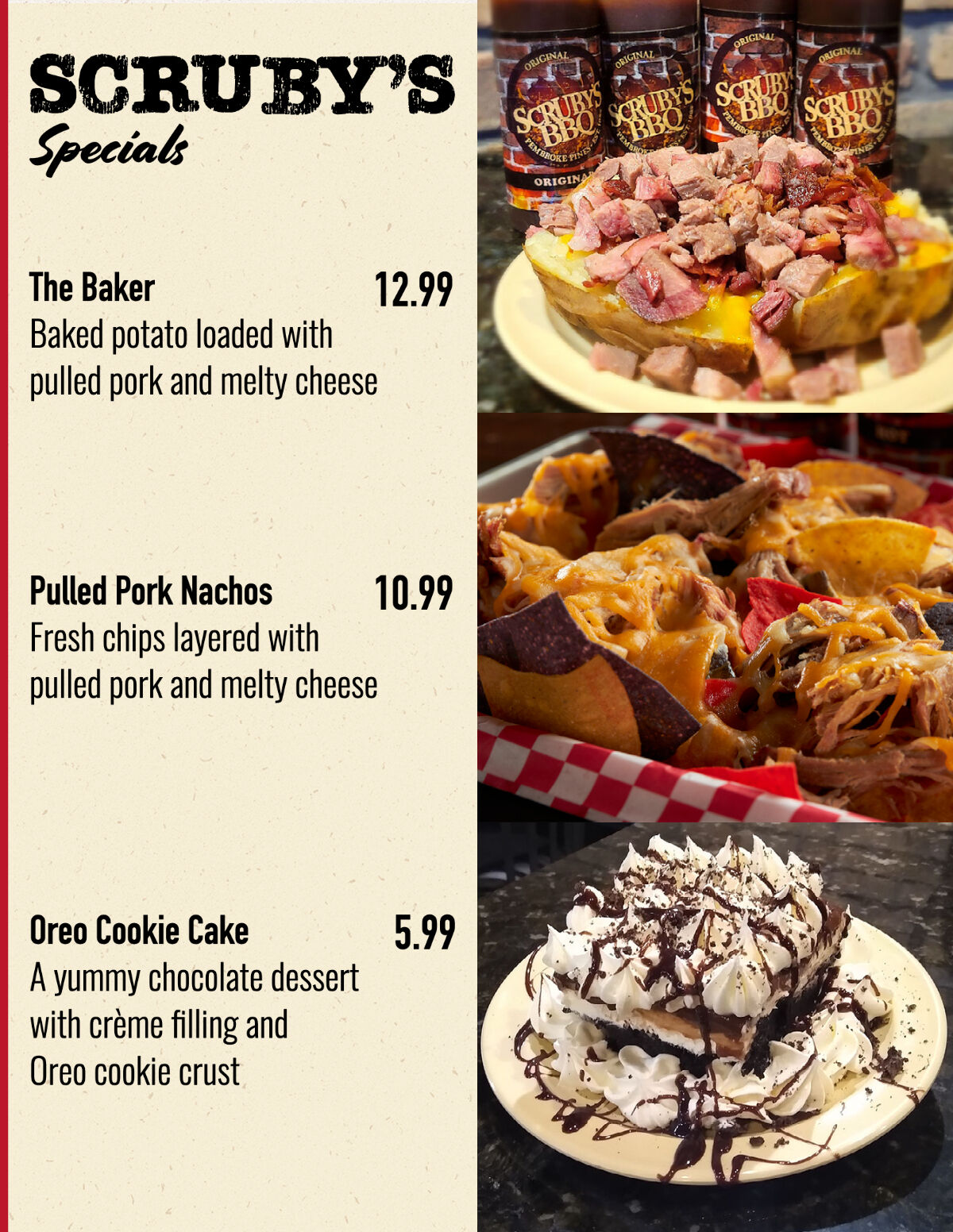 Scruby's - New Specials Incoming! 😍 Which one sounds good to you ...