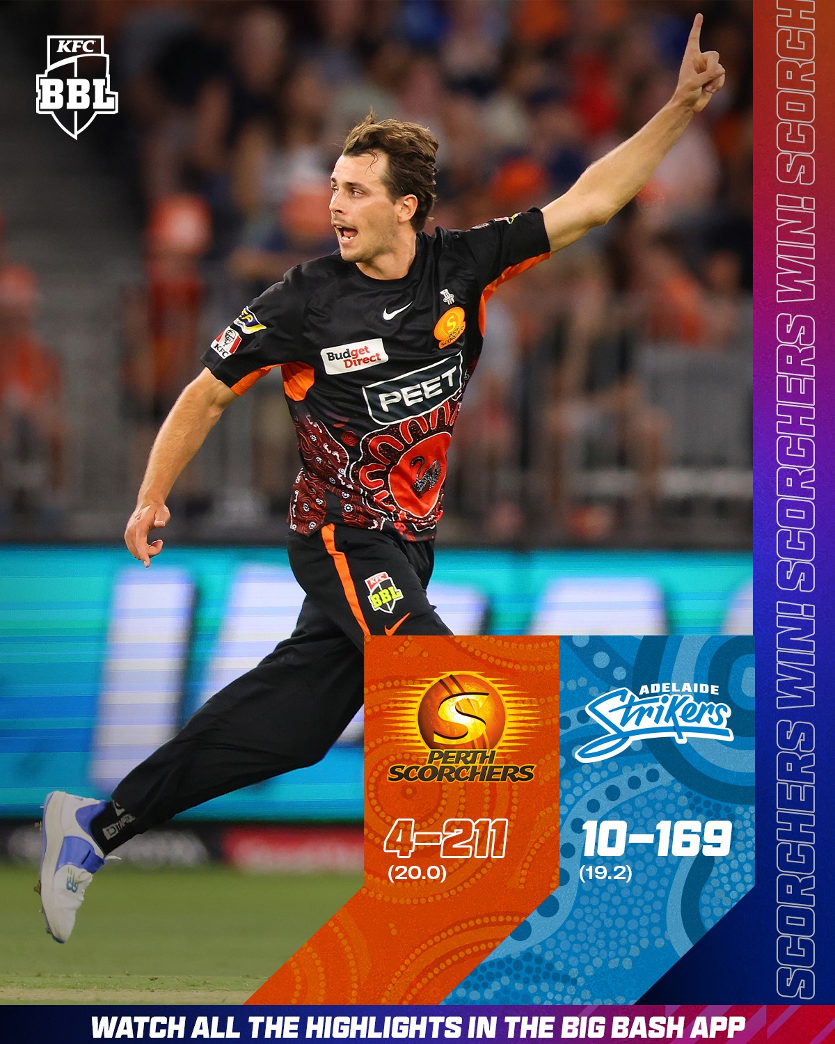 BBL - The @scorchersbbl remain undefeated! 🔥 #BBL13