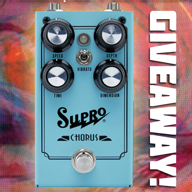 Loaded with genuine MN3007 bucket brigade IC chips, the Supro