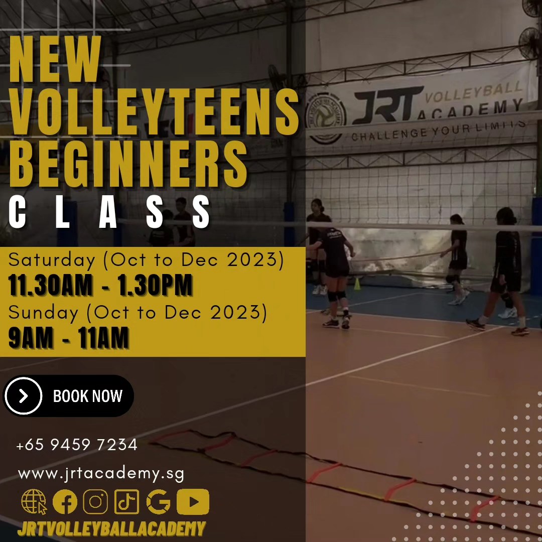 JRT - 🏐 ANNOUNCEMENT🙌 Our Volleyteens beginners' class is blowing up ...