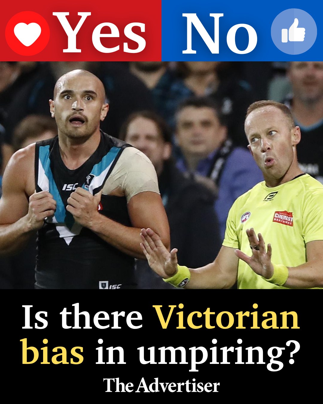 The Advertiser - Port (430) and the Crows (408) have... | Facebook