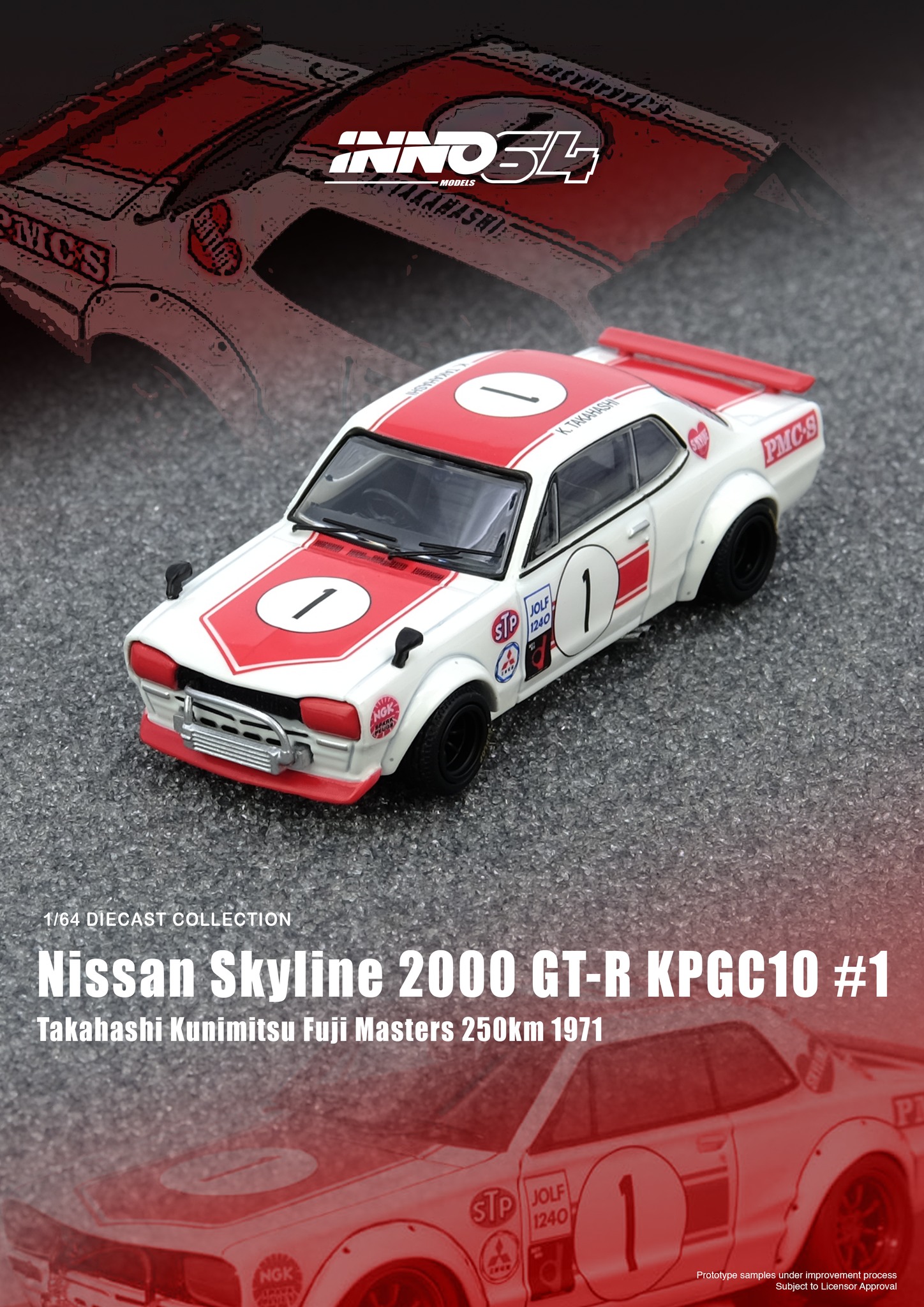 Kyosho Mini-Z 1972 Nissan Skyline 2000GT-R model