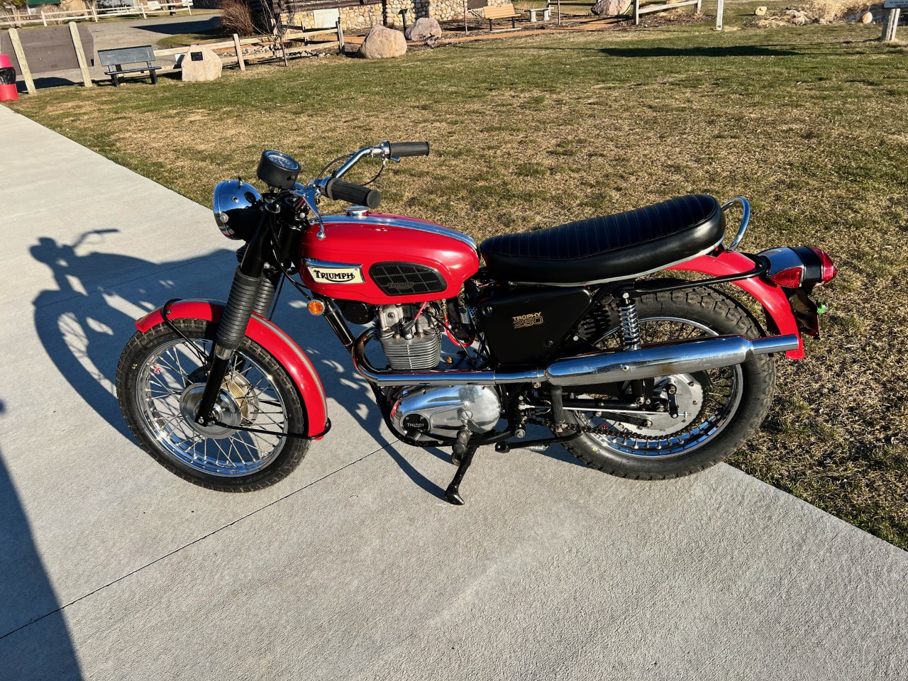 レア希少】TRIUMPH T25オリジナルタンク英車BSA 当時物