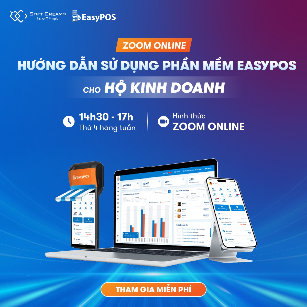 Phần mềm quản lý bán hàng EasyPos | Hanoi