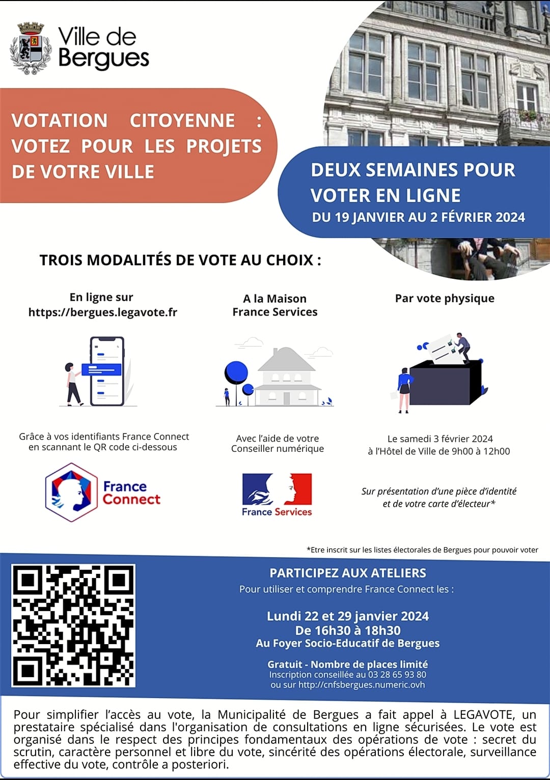 [VOTATION CITOYENNE] 📬À partir de... - Ville de Bergues