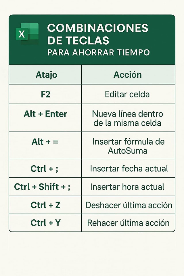 raymon_acuna - Atajos de excel #exceltips #tecnologia #tips #ordenador ...