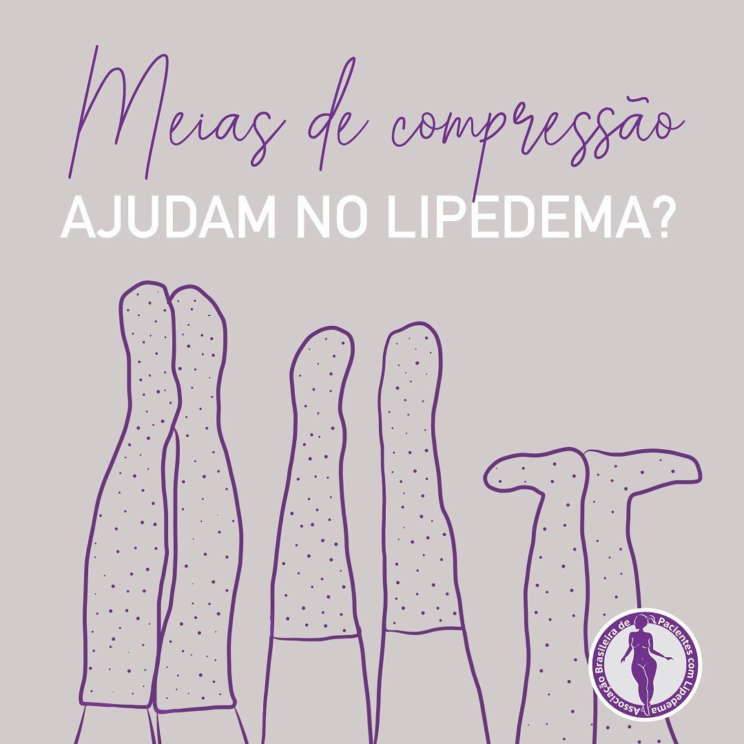 Meias de compressão ajudam... - Assoc Brasileira de Lipedema | Facebook