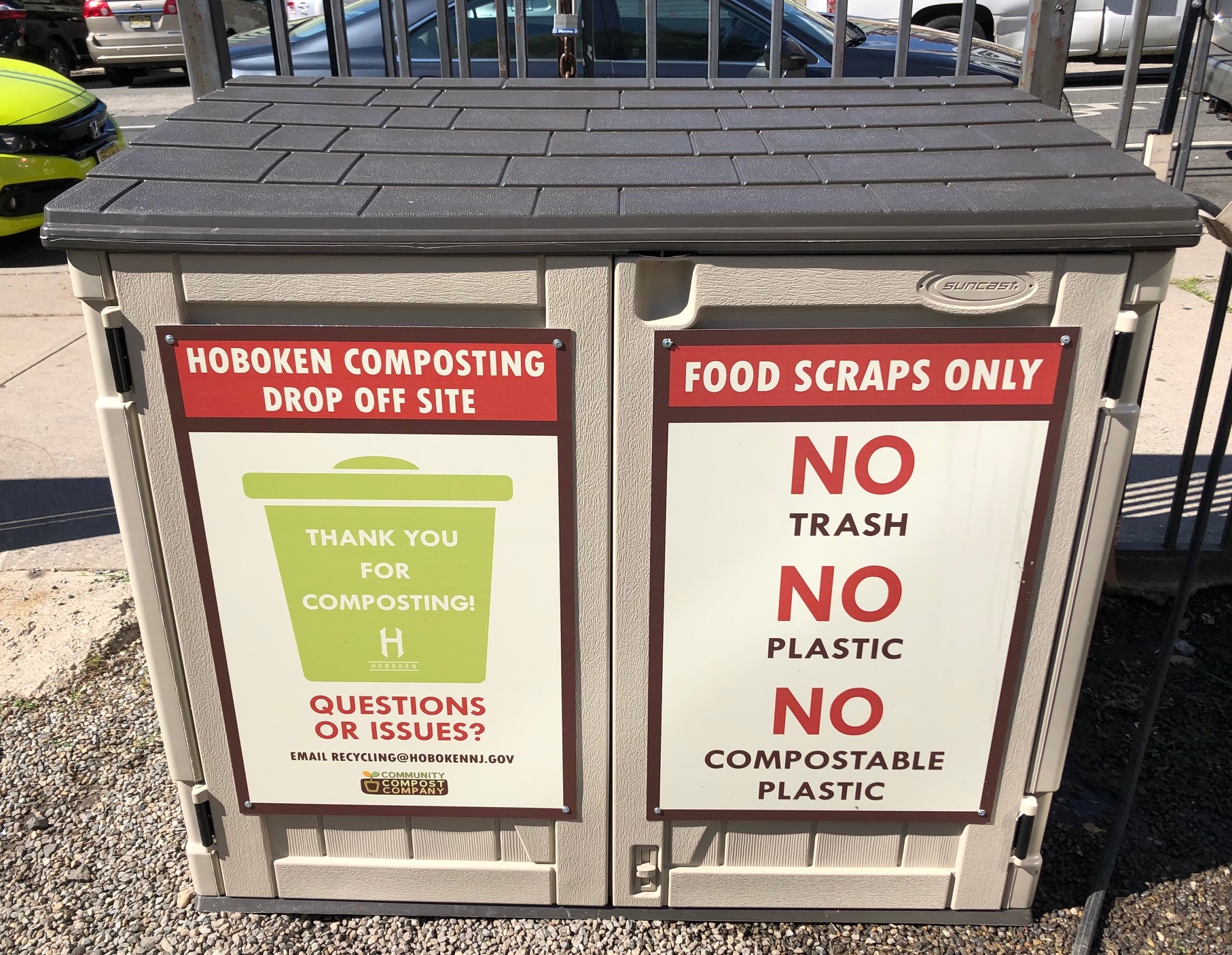 Hoboken - The compost drop-off at Columbus Park is... | Facebook