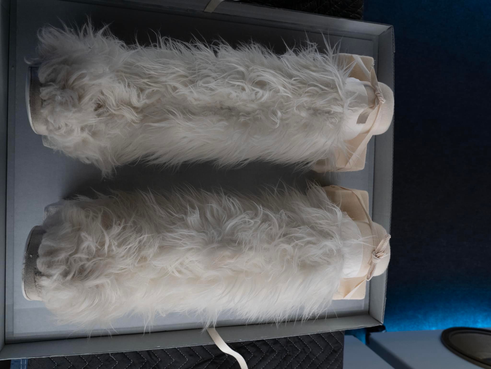 On display now, featured next to the Welcome 2 America furry boots