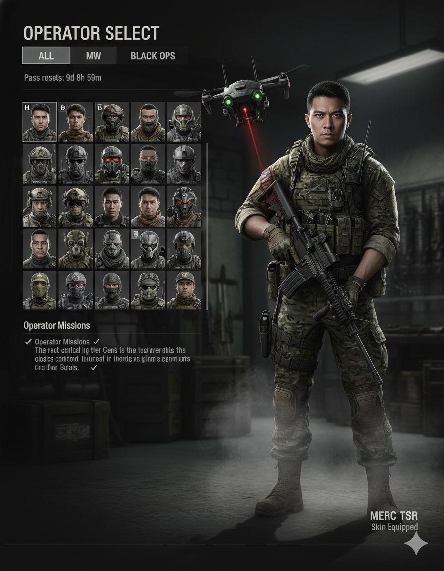 COD Style Operator Select Interface 🎮 | Facebook