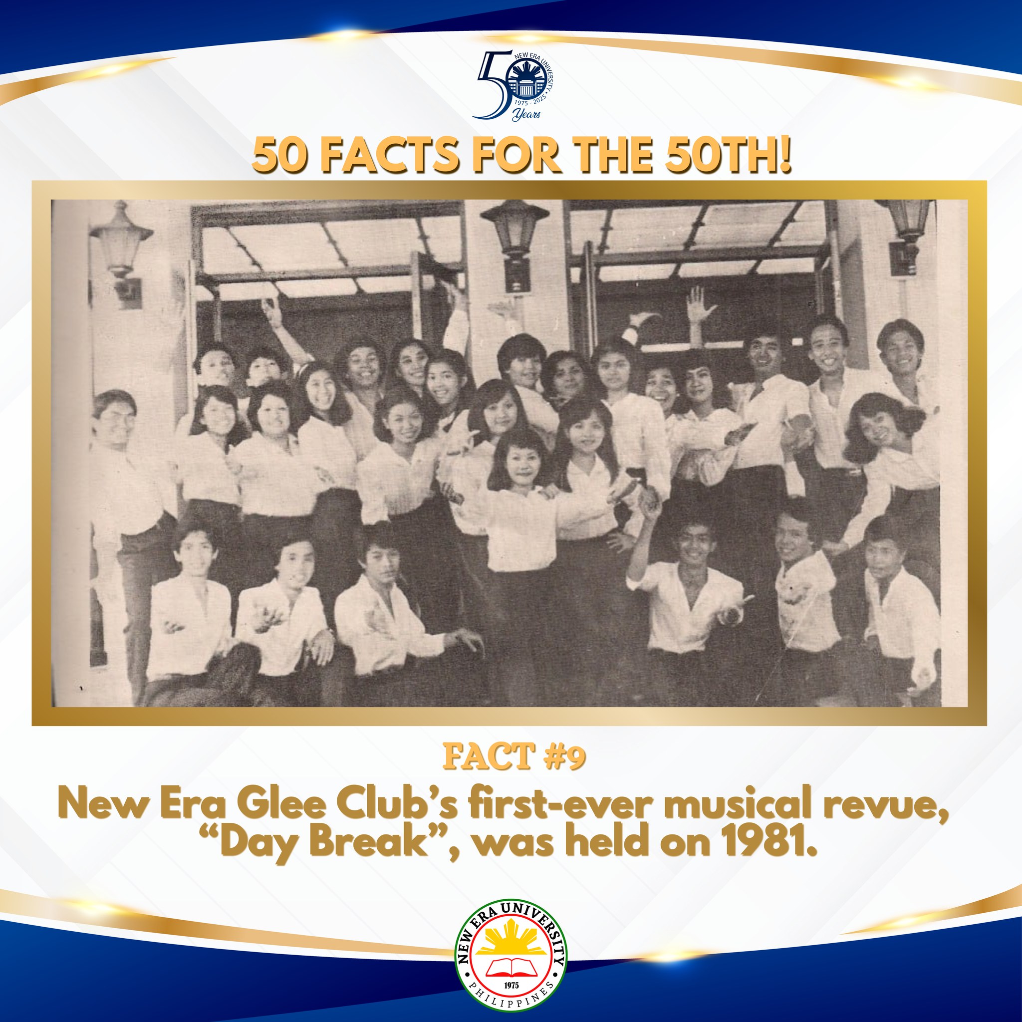 New - Did You Know? 🎭🎶 The New Era Glee Club held its first-ever ...