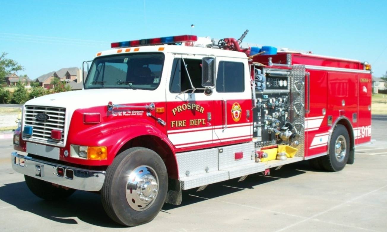 DFW - Prosper Fire Department - Engine 2 is a 1997 Navistar 4900 