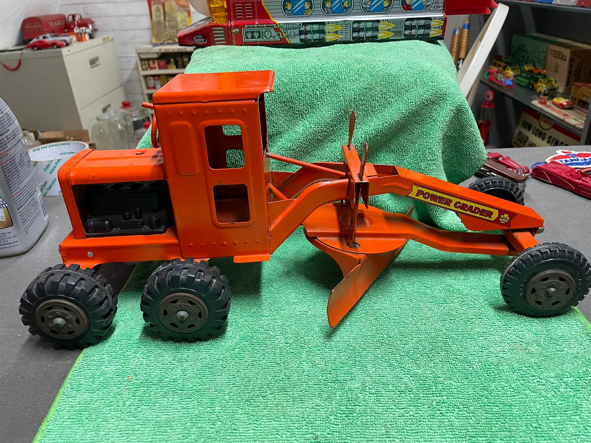 1960s Marx A Power Giant Bulldozer. Mint and Works GREAT. No