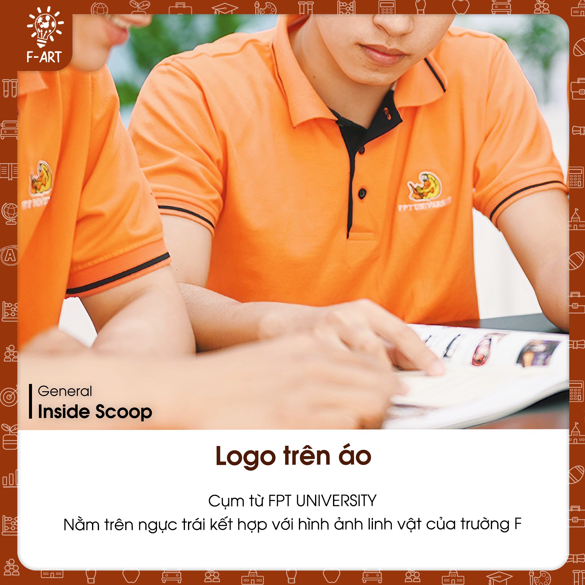 F-ART - Logo Logo nằm trên ngực trái của chúng ta cũng như FPT nằm ...