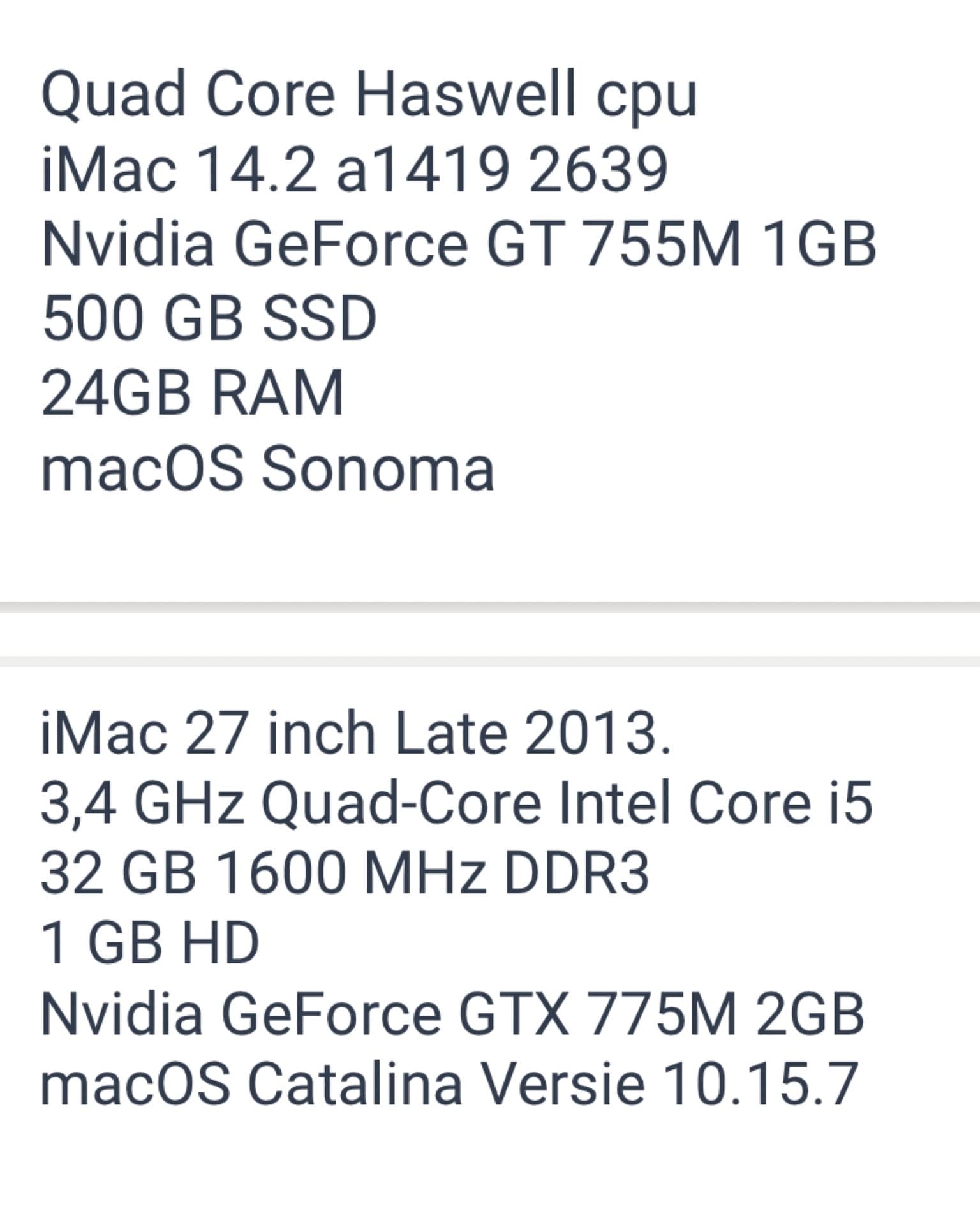 Which late 2013 27-inch iMac is better to buy?