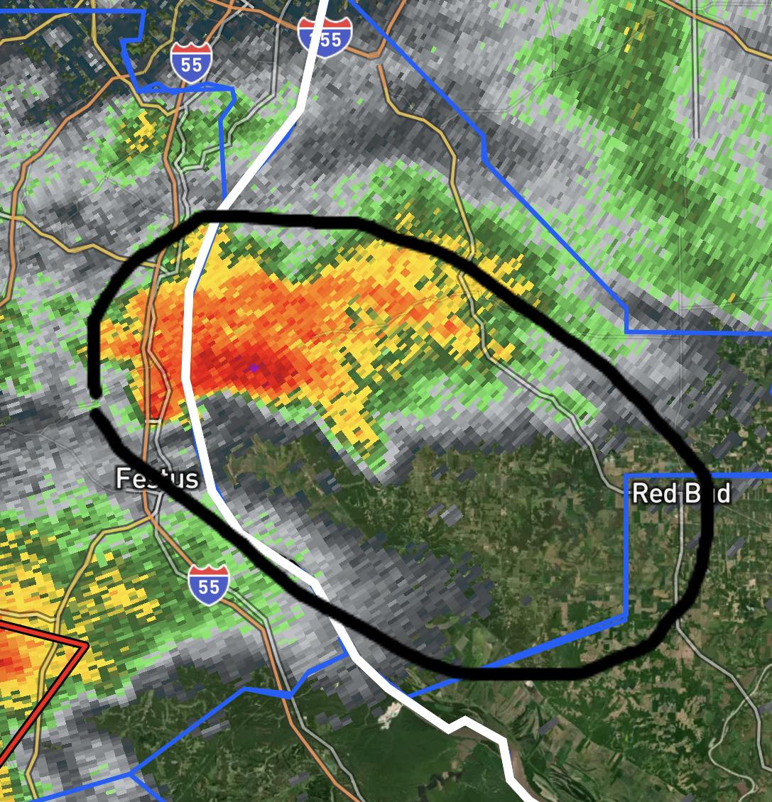 Southern - ⚠️ MONROE COUNTY— Heads up! This rotating supercell is ...