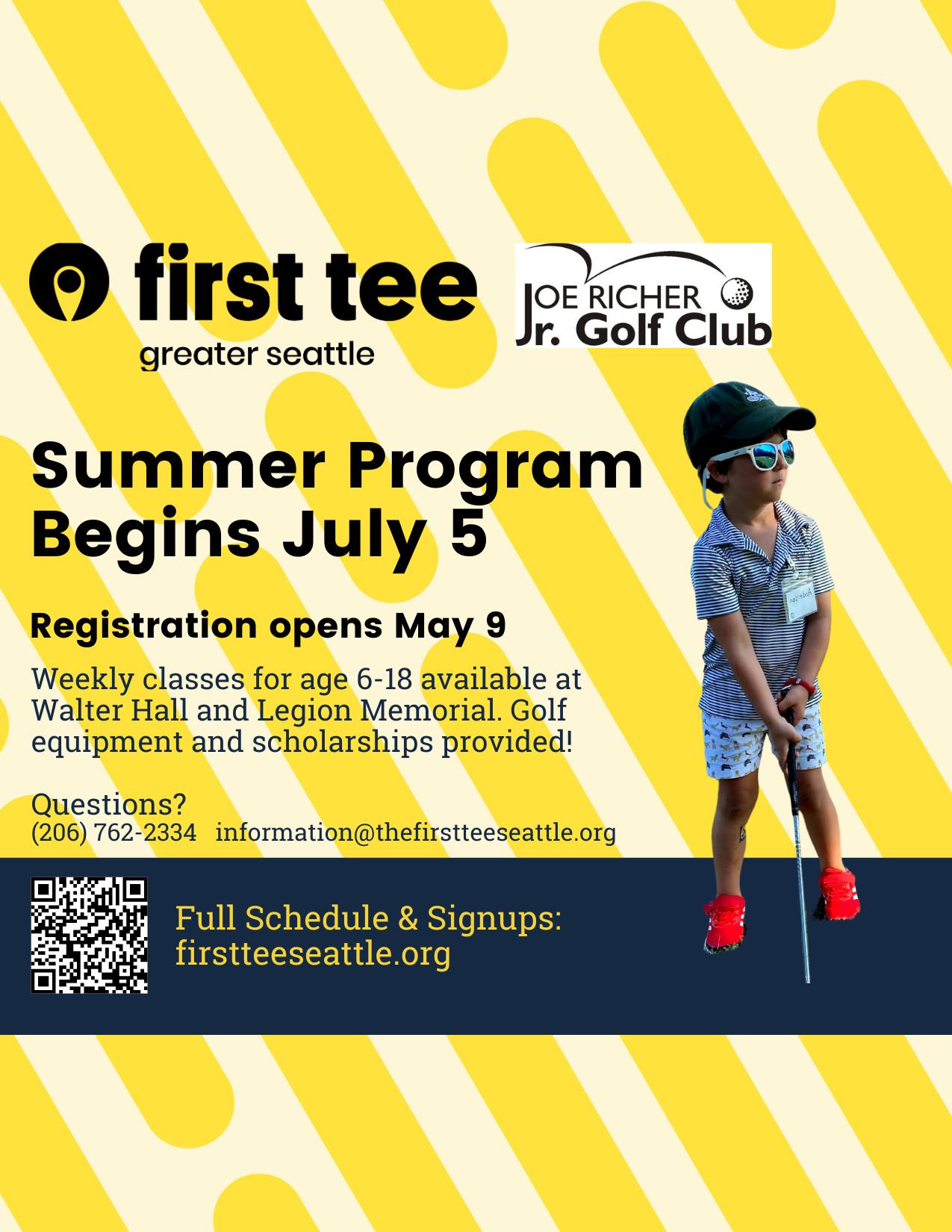 Our summer golf program... - Everett Parks and Facilities