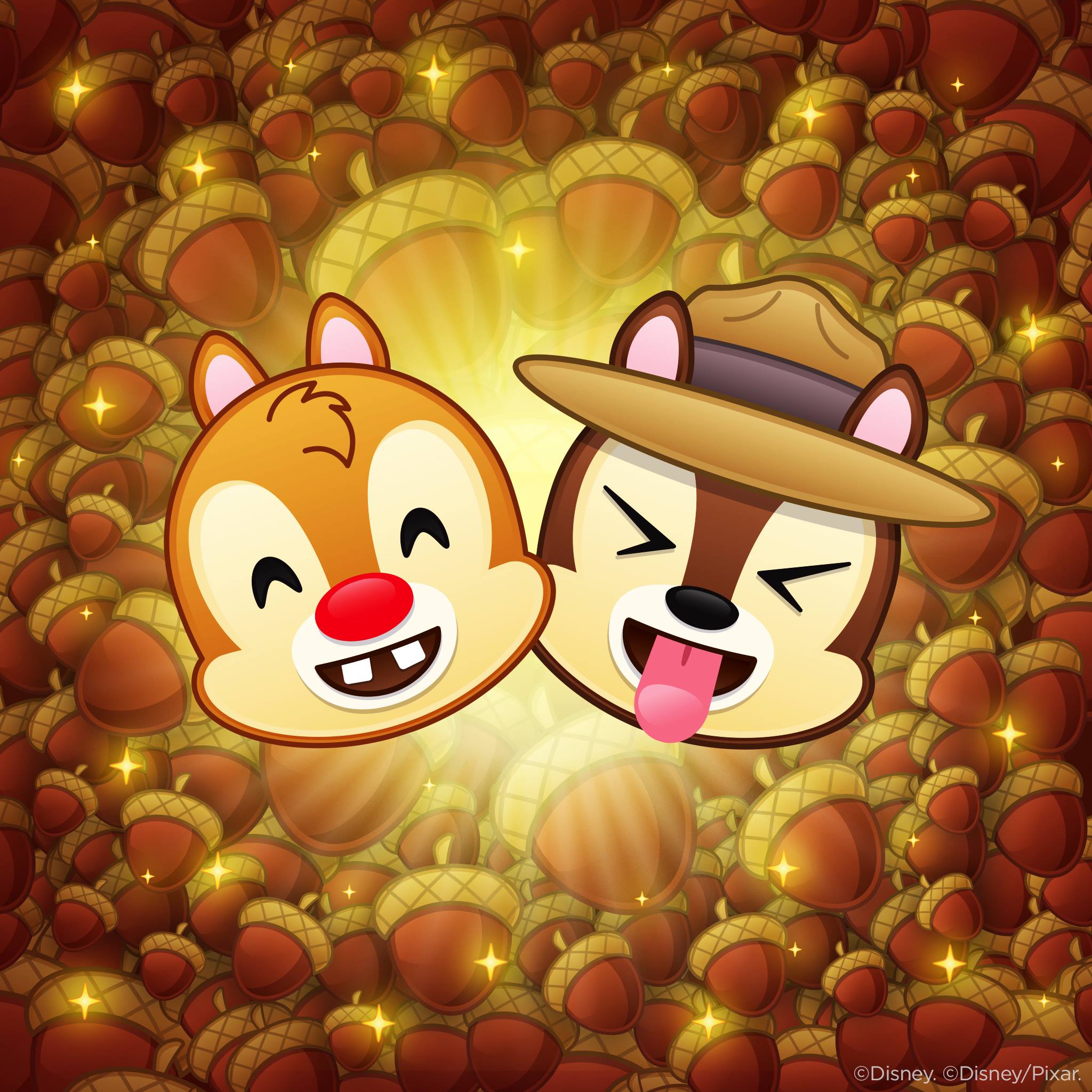 Disney Emoji - 🌰Nuts about Rescue Rangers’ Chip n Dale?🌰...