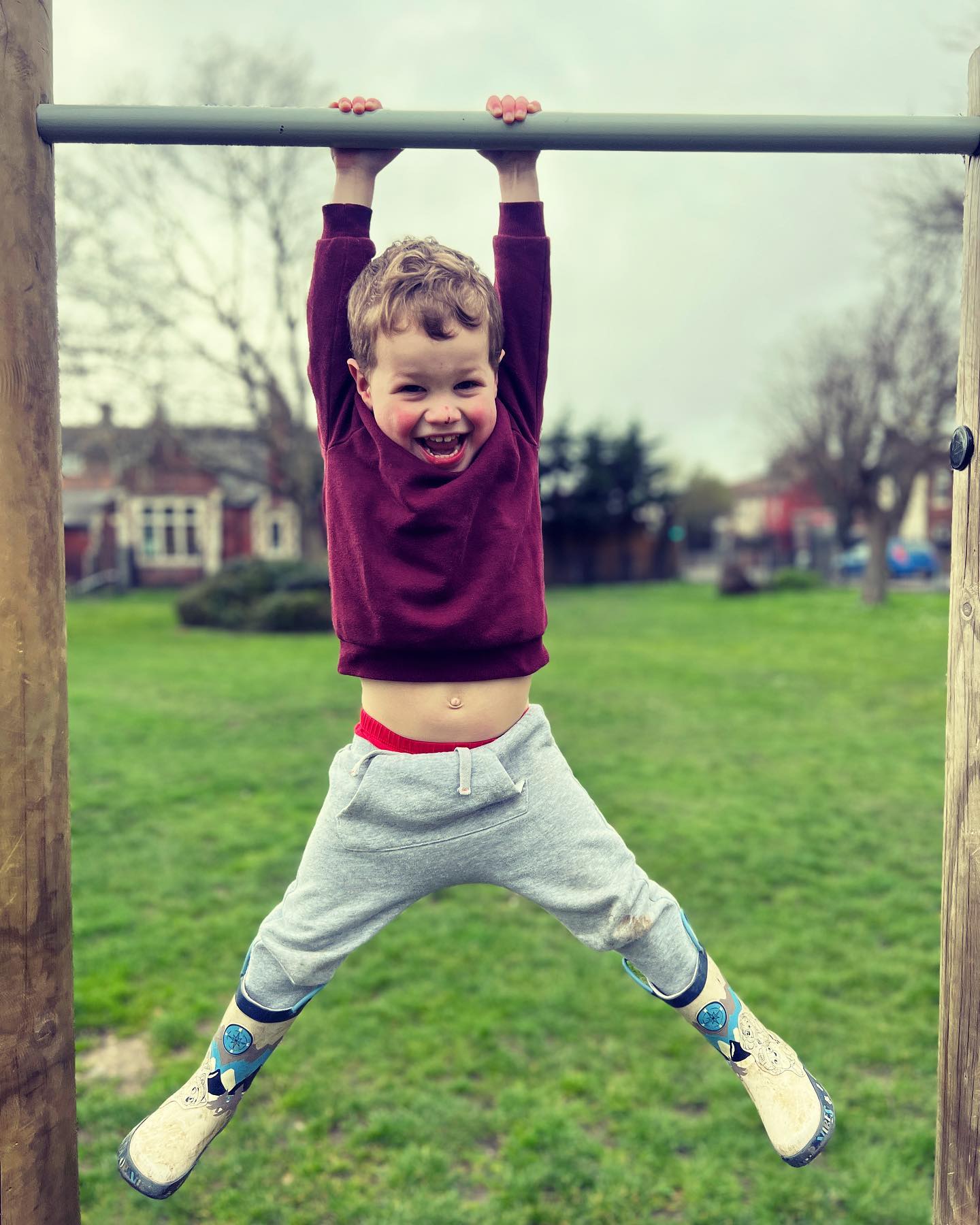 Itallish - Damon showing off his skills. #children #son #pullups # ...