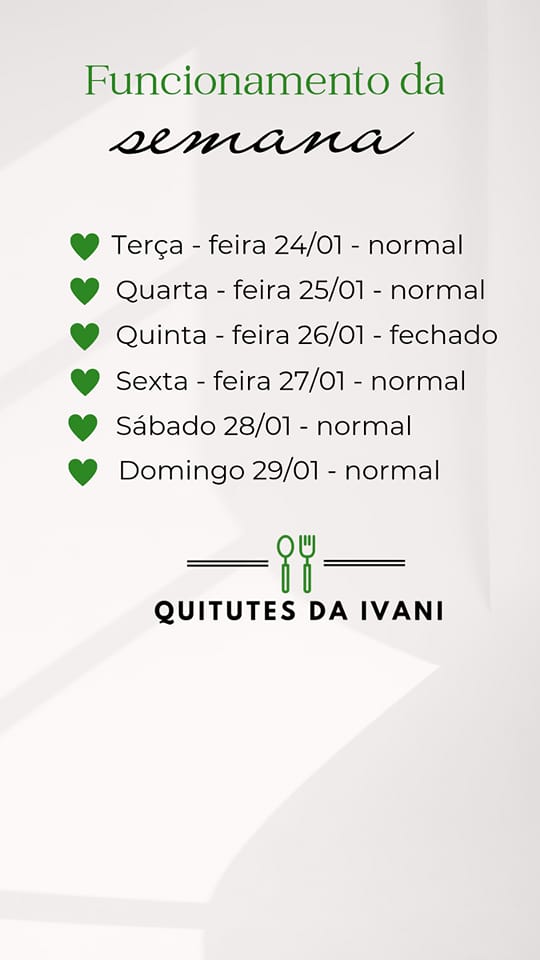Quitutes da Ivani | Cambuci RJ