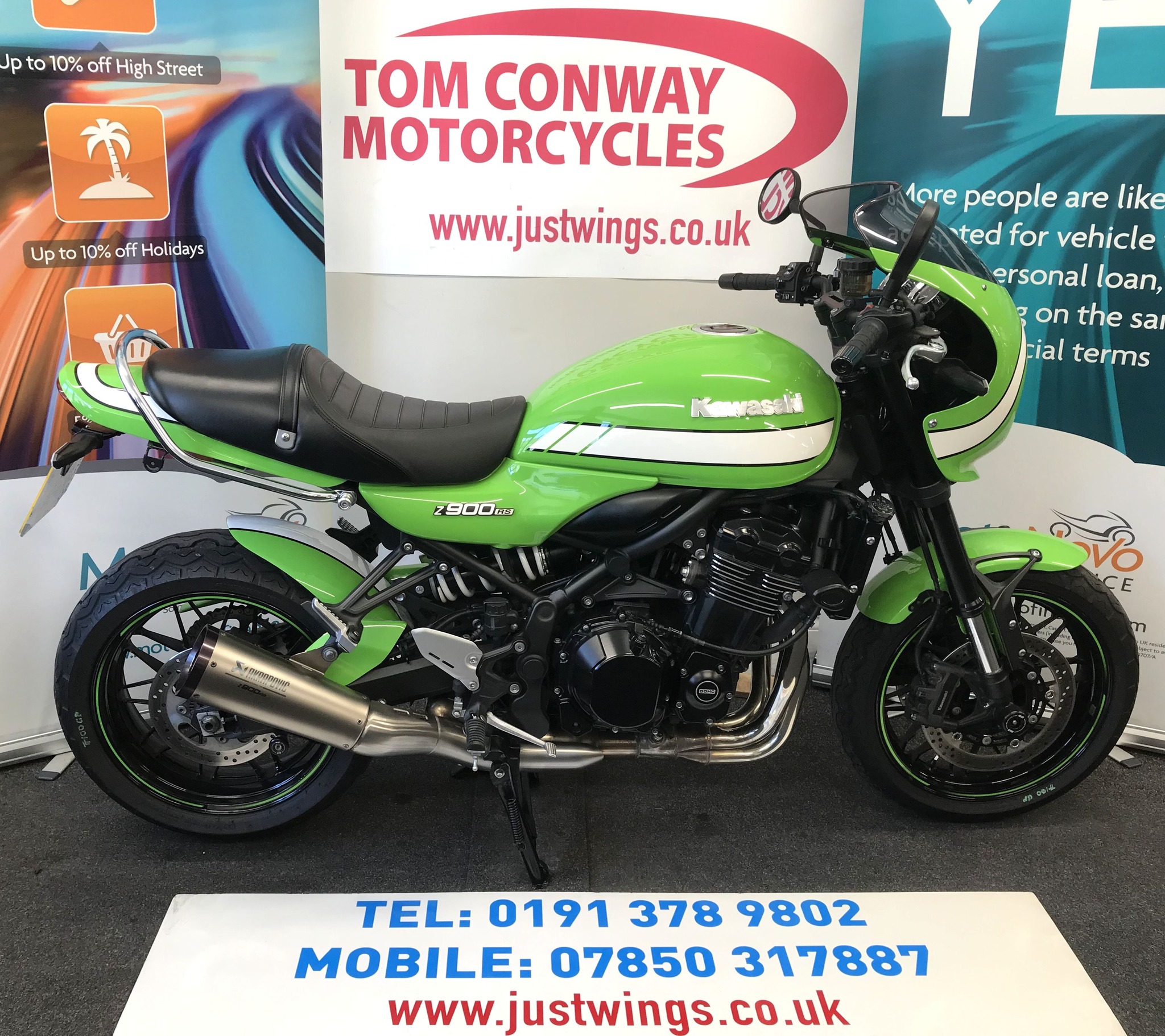 KAWASAKI Z900RS CAFE, 2018(18), £7495 This 3 owner retro machine