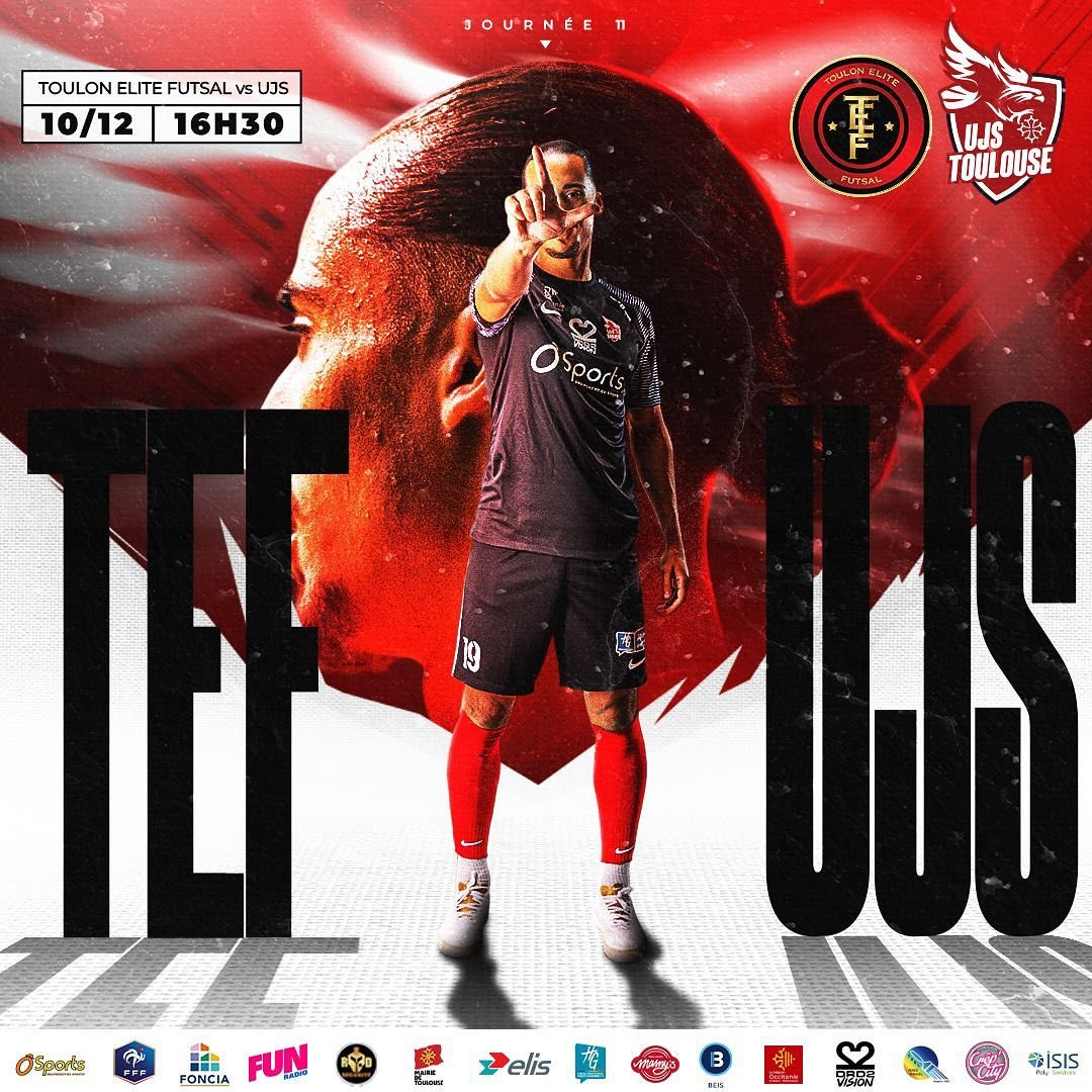 UJS Toulouse - D1 | JOURNÉE 11 ⚫️🔴🦅 Nos aigles se...