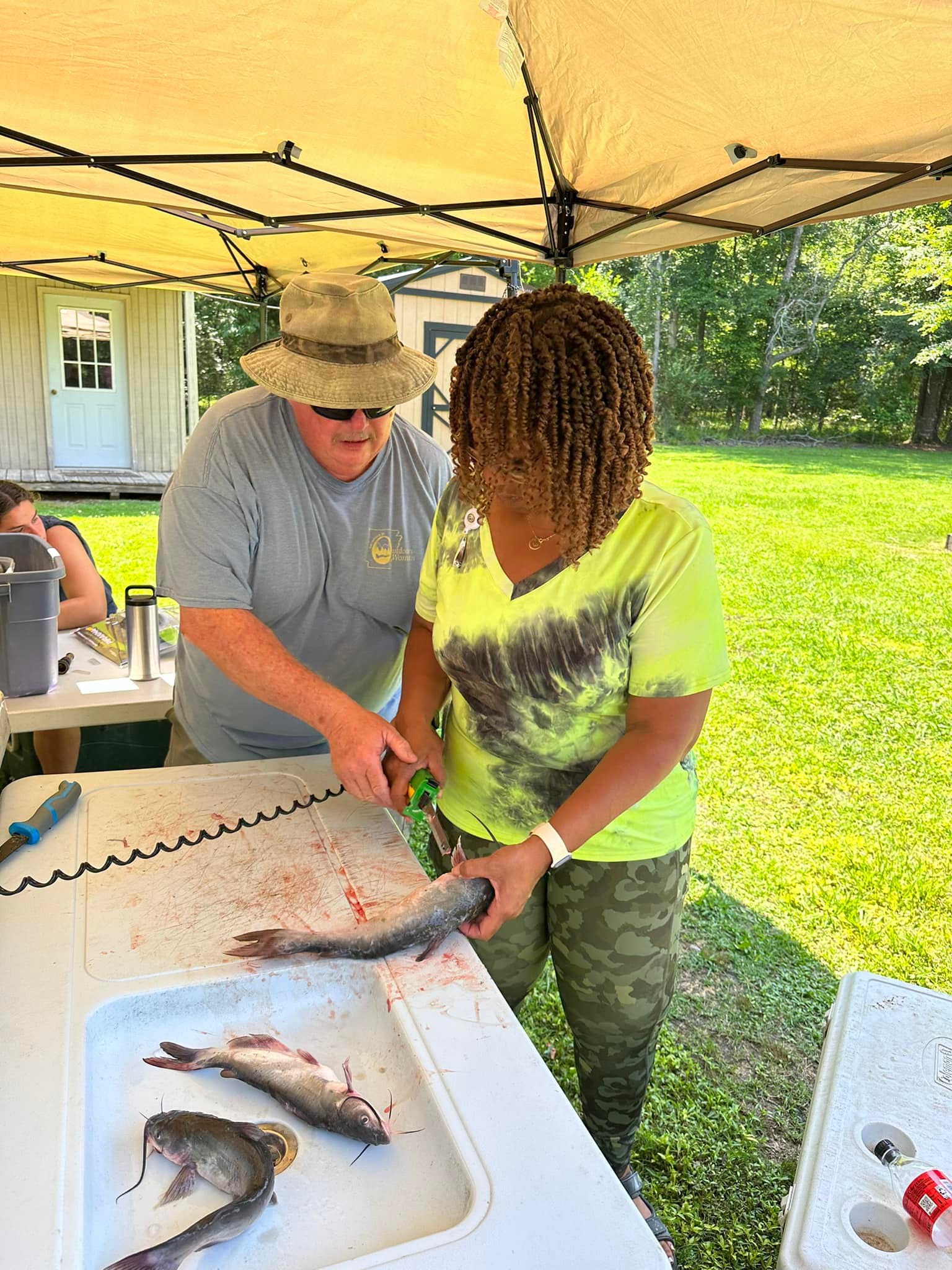 More Day 2 Fish Camp: Fish cleaning... - Dr. Ruby's Tuesday