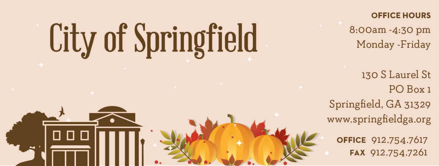 City of Springfield, GA | Springfield GA