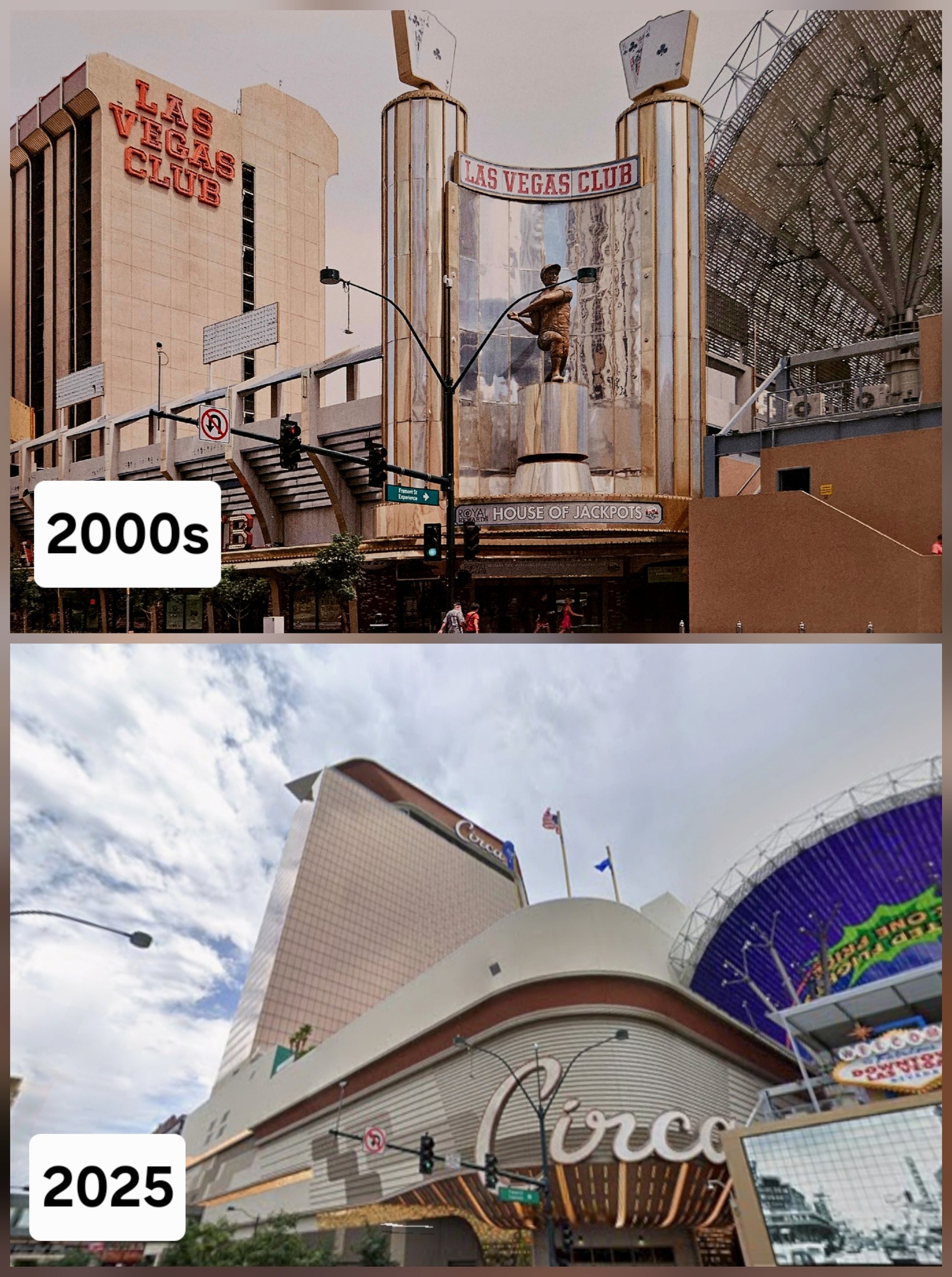 The Circa Resort & Casino stands where the Las Vegas Club