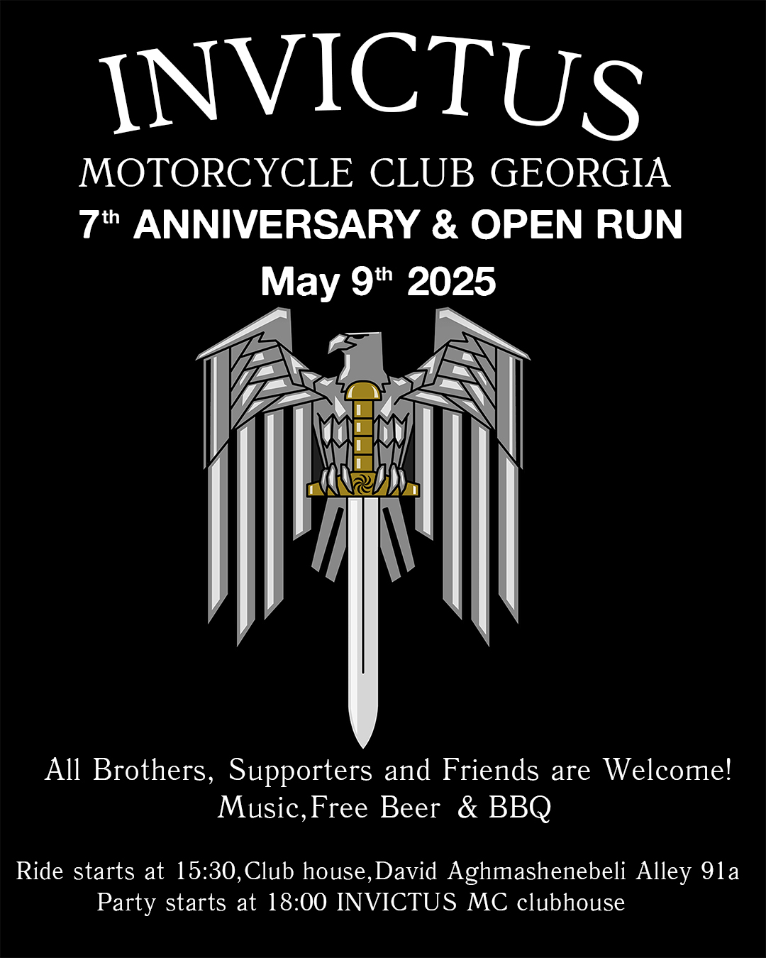 Save the date! 30th anniversary party Indians MC Croatia! Welcome! # clubhouse #anniversary #party #indiansmccroatia CLUBHAUS “9th Anniversary” White/Gray