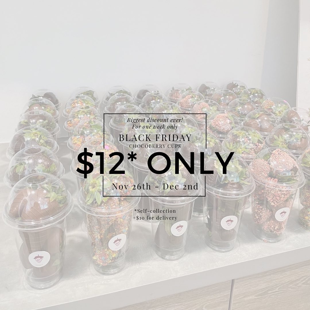 berrybar.sg - 📢 BLACK FRIDAY PROMO 🖤 *For one week only!!...